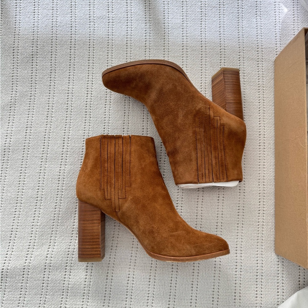 Joie Yara Suede Heeled Boots - size 37.5